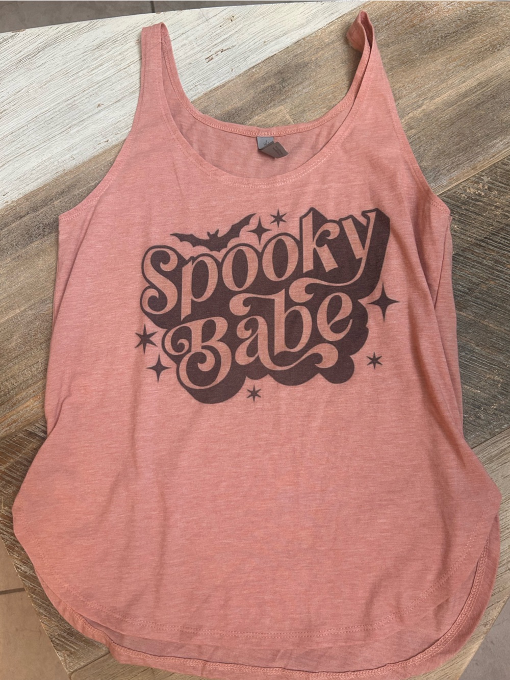 Next Level Apparel Pink 'Spooky Babe' Graphic One-Piece